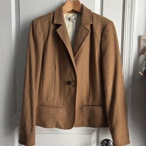 J. Crew Tan Wool Women's Blazer